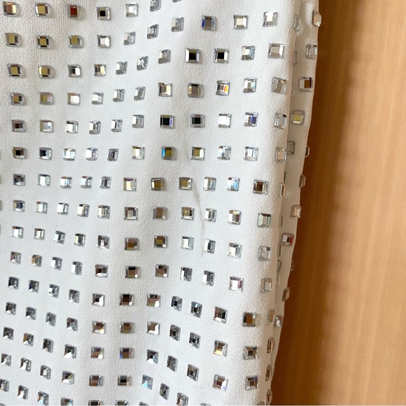 Zara mirrors halter maxi dress white silver - Picture 9 of 16